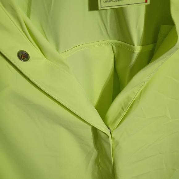 Nike Dri-FIT Lime Green Snap-Front Shirt - Picture 5 of 12